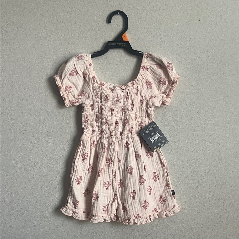 Gerber Pink Floral Romper